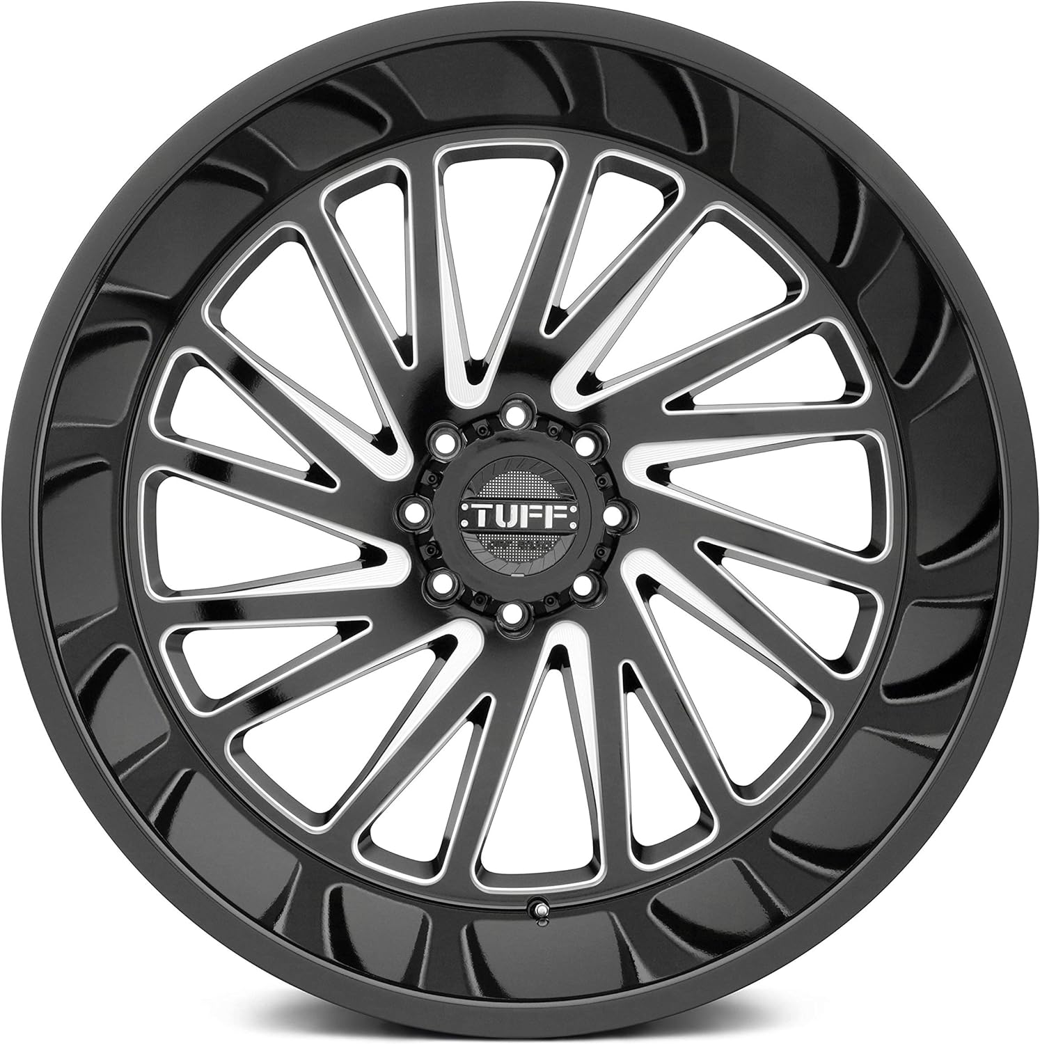 Tuff Wheels TUT2A 22X12 8X170 G-BLK MILL -45MM