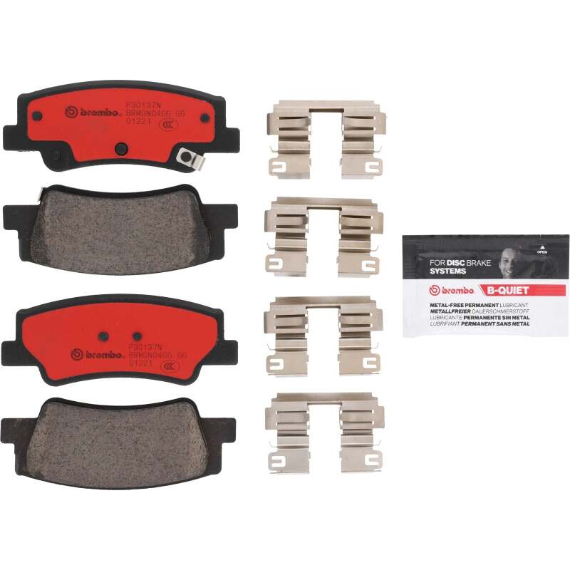 Brembo OE 21-24 Hyundai Sonata/22-24 Tucson/21-24 Kia K5/23-24 Sportage Ceramic Brake Pad - Rear