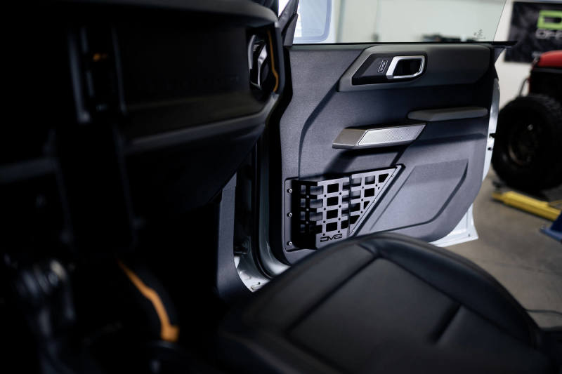 DV8 Offroad Front Door Pocket Molle Panels — Fits 2021-2025 Ford Bronco