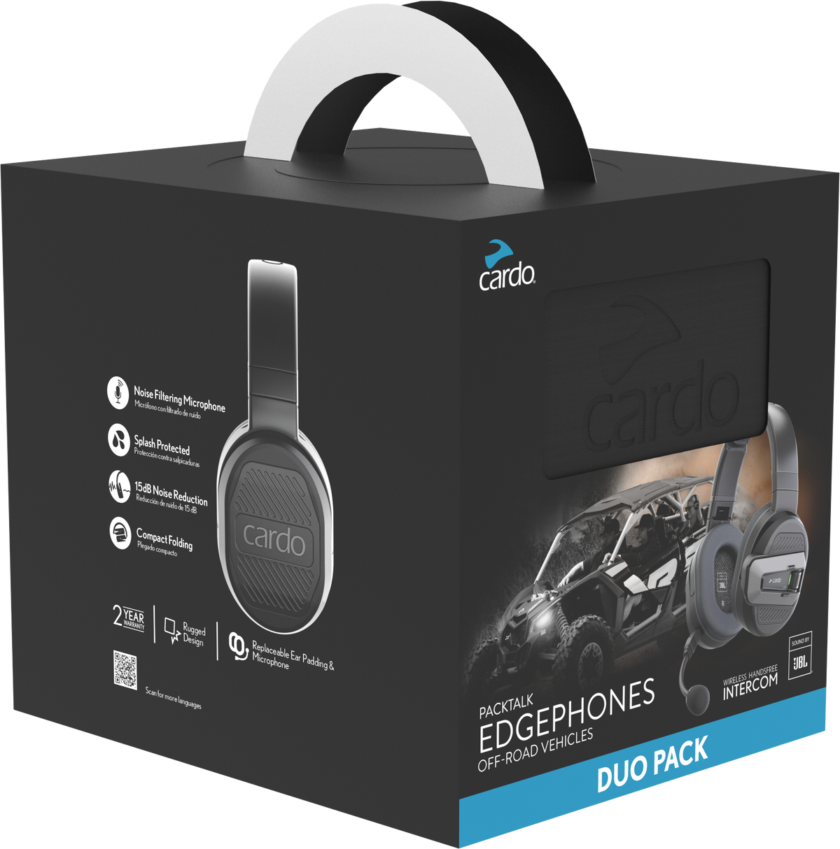 Cardo PT Edgephones DUO for ORV (PTHP0102)