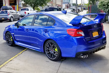 Load image into Gallery viewer, Rally Armor 15-21 Subaru WRX/STI (Sedan ONLY) Black UR Mud Flap w/ Green Logo