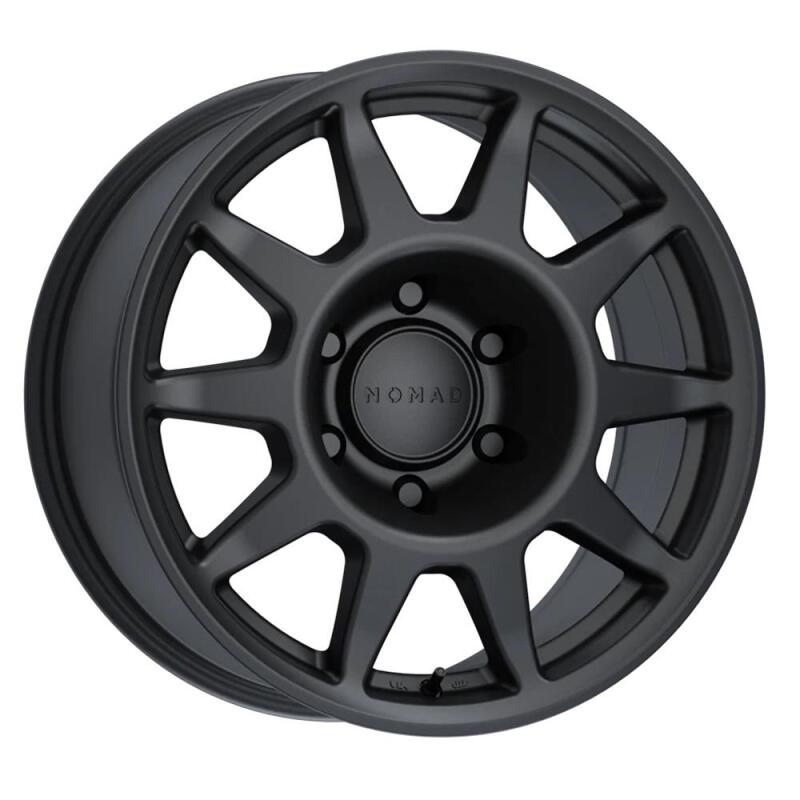 Nomad N505SB Touring 17x8.5in / 6x139.7 BP / 35mm Offset / 106.1mm Bore - Satin Black