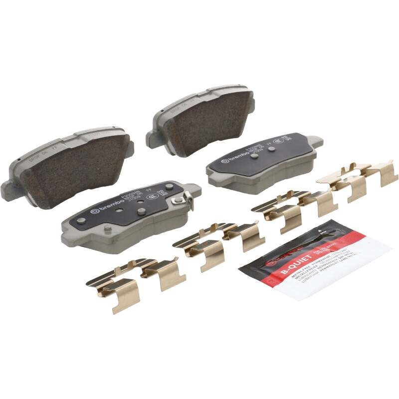 Brembo OE 2017 Hyundai Elantra/18-22 Ioniq/18-19 Sonata/16-17 Veloster Ceramic Brake Pad - Rear
