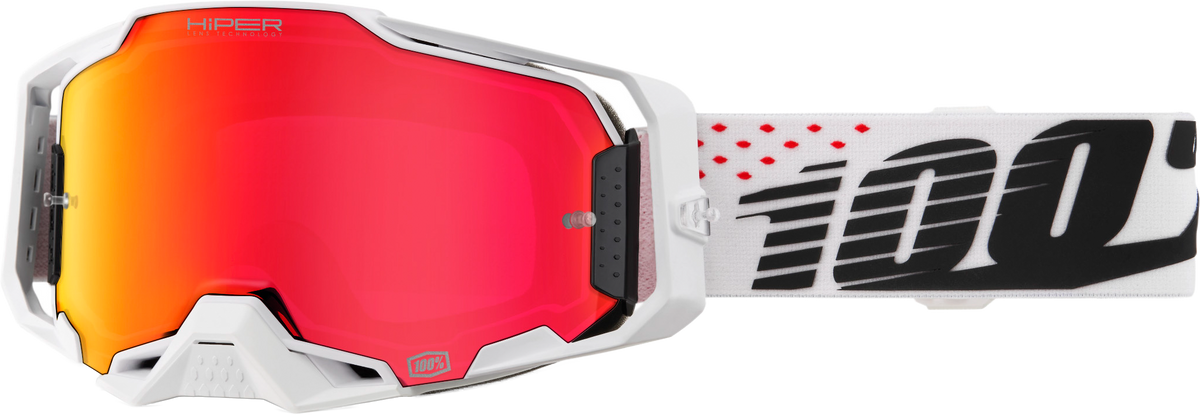 100-Percent Armega Hiper Goggle Invicta Hiper RED Mirror Lens (50003-10025)