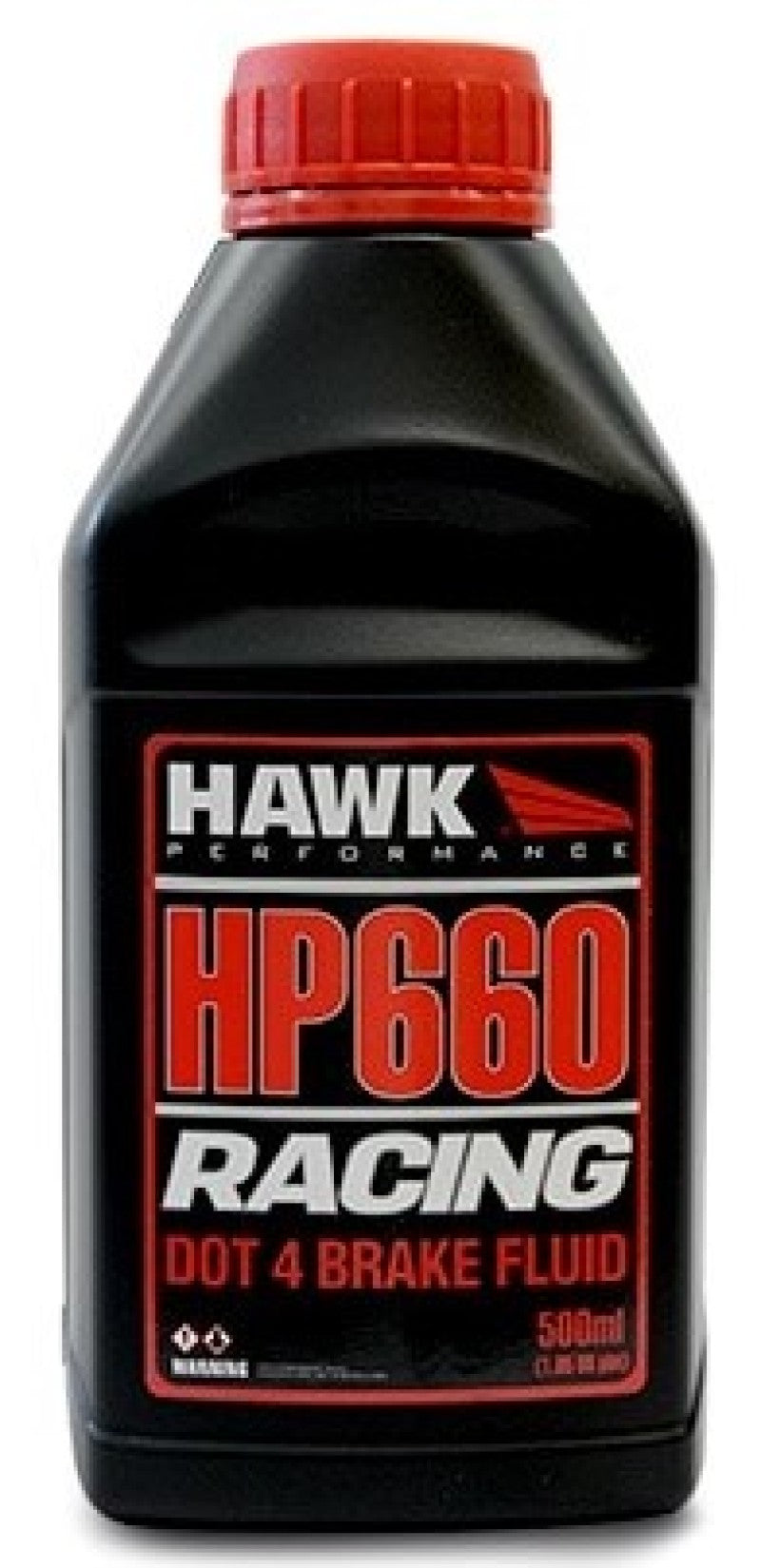 Hawk Performance Race DOT 4 Brake Fluid — 500ml High-Performance Racing Formula