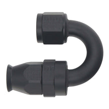 Load image into Gallery viewer, DeatschWerks 8AN Female Swivel 180-Degree Hose End PTFE (Incl Olive Insert) - Anodized Matte Black