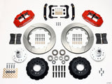 Wilwood Narrow Superlite 6R Front Hub Kit 14.00in Red 70-78 Camaro