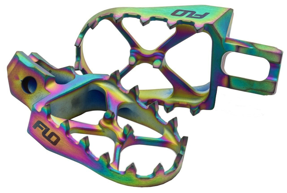 FLO Motorsports Titanium Foot Pegs JET Fuel YAM (TI-793JET)