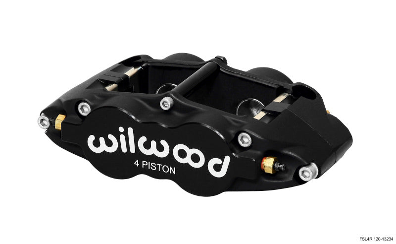 Wilwood Forged Superlite 4R Brake Caliper — 1.12/1.12in Pistons, 0.81in Disc