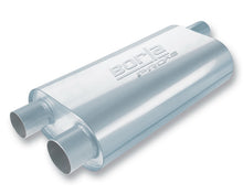 Cargar imagen en el visor de la galería, Borla Universal Oval Transverse Single 3in Inlet/2.5in Outlet 19in x 10.25in x 5.5in Turbo Muffler