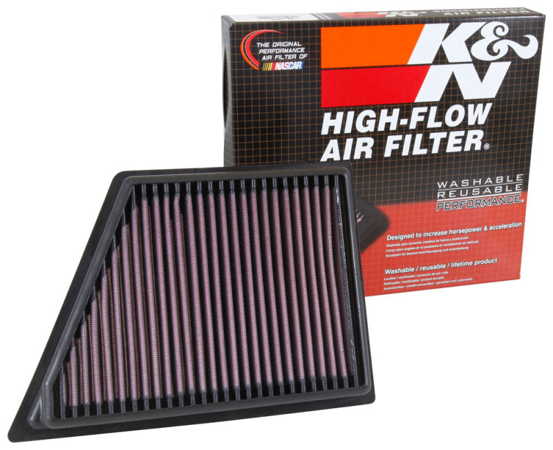 K&N Replacement Air Filter for Cadillac CT6 V6 3.0L (Right) 2016-2018