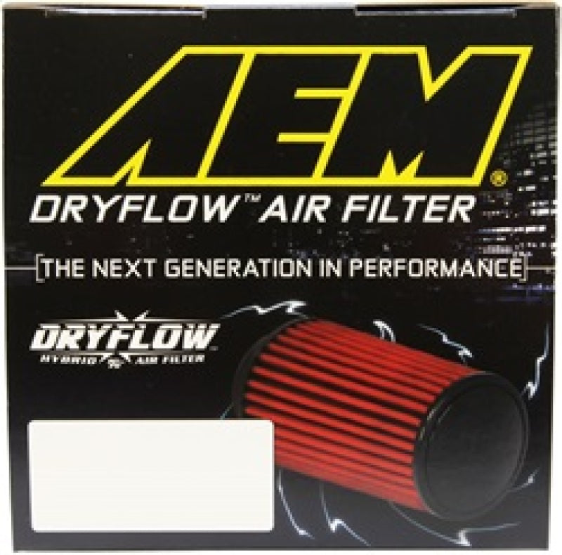 AEM Dryflow Conical Air Filter - 5.5in Base OD x 4.75in Top OD x 5in Height
