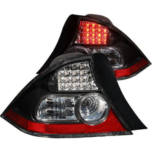 Cargar imagen en el visor de la galería, ANZO 2004-2005 Honda Civic LED Taillights Black