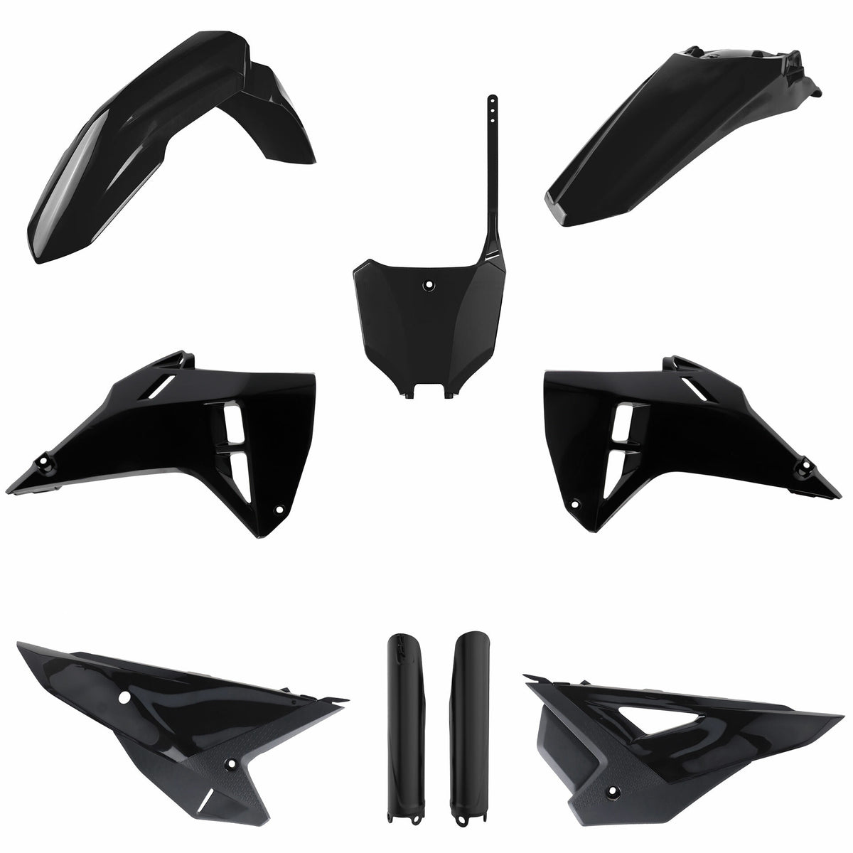 Polisport Plastic KIT HON CRF Black (91600)