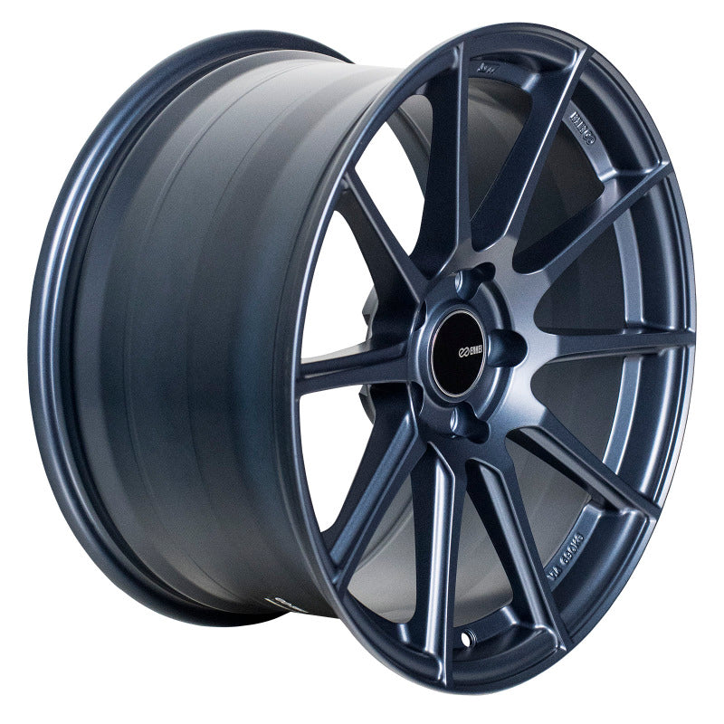 Rueda Enkei TS10 de 18 x 9,5, 35 mm de desplazamiento, patrón de pernos de 5 x 114,3, diámetro interior de 72,6 mm, color azul mate (pedido mínimo 40)