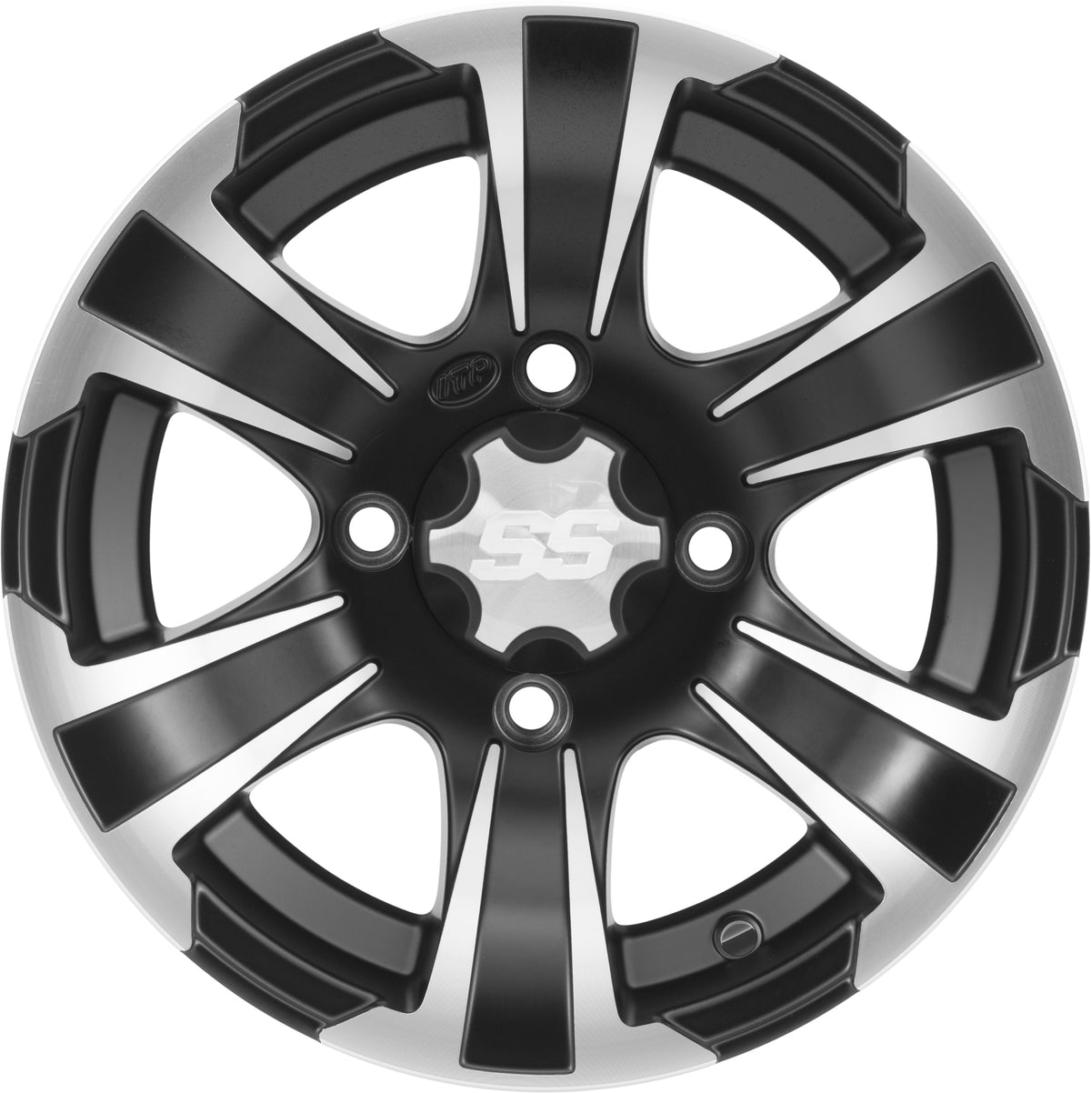 ITP SS312 Black 14X6 4/137 4+2 10MM Bolt Holes (1428452536B)