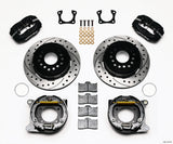 Wilwood Forged Dynalite P/S Park Brake Kit Drilled 58-64 Olds/Pontiac Ends