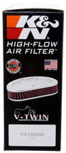 Cargar imagen en el visor de la galería, K&amp;N Universal 7in OD / 5in ID / 1.938in H Round Replacement Air Filter