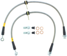 Cargar imagen en el visor de la galería, StopTech 08-10 EVO X AWD Stainless Steel Rear Brake Lines