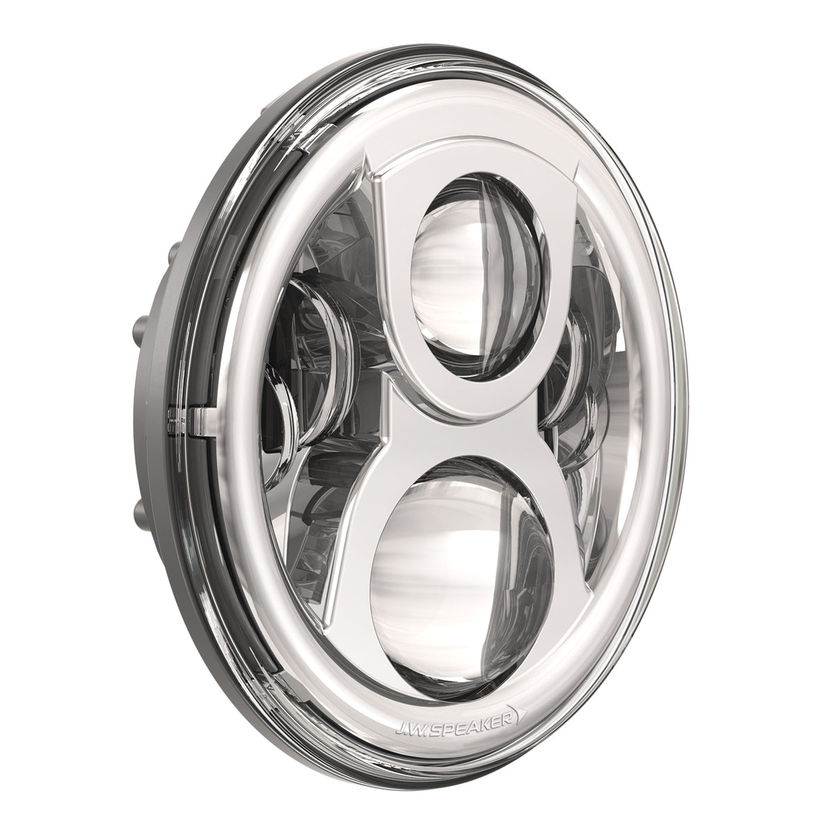 JW Speaker 8700 EV2-S Headlamp 7" CHR Bezel (0554961)