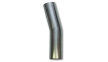 Cargar imagen en el visor de la galería, Vibrant 3.5in OD T304 SS 15 Deg Mandrel Bend 5in Leg Length (5.5in Centerline Radius)