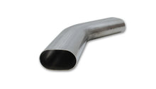 Cargar imagen en el visor de la galería, Vibrant 3.5in Oval (Nominal Size) T304 SS 45 deg Mandrel Bend 6in x 6in leg lengths