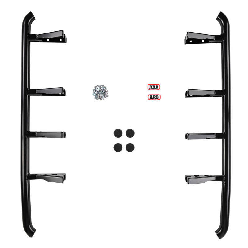 ARB Deluxe Rock Rails Tubular Steel Side Steps — Fits 2007-2014 Toyota FJ Cruiser & 2010-2012 4Runner