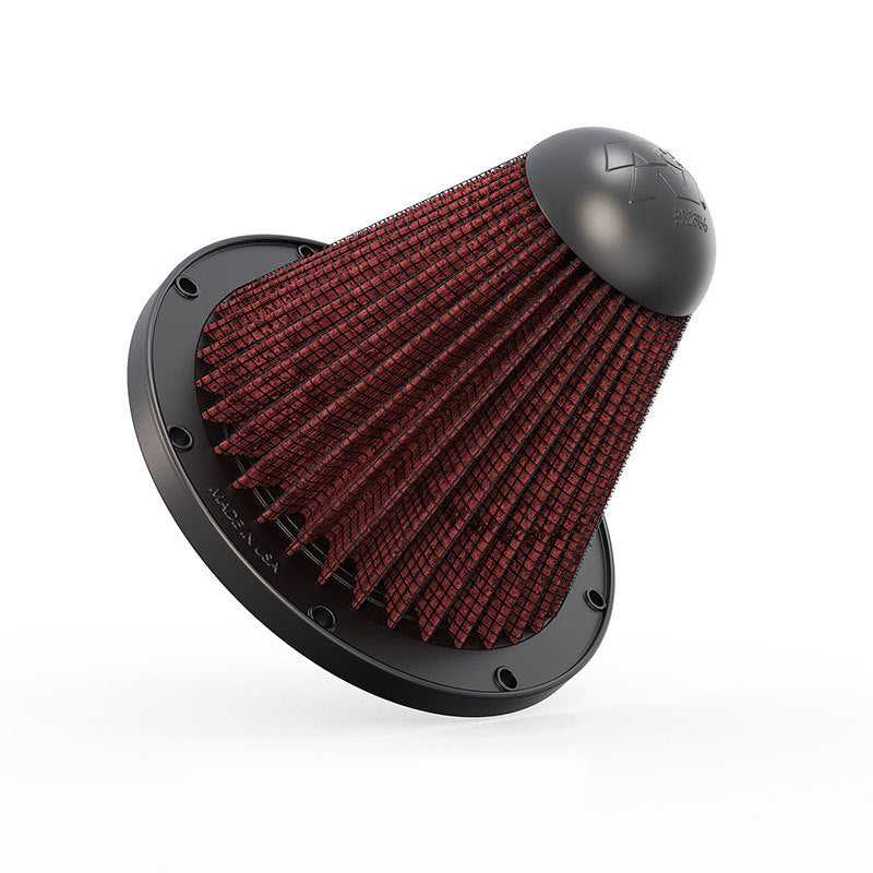 K&N Universal Custom Air Filter Tapered Conical 170mm Base OD x 60mm Top OD x 124mm Height — Fits Various Applications