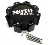 Moto Metal MO959/961 CAP SATIN BLK 8 LUG - NEW LOGO