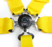 Cargar imagen en el visor de la galería, NRG 5PT 3in. Seat Belt Harness / Cam Lock - Yellow