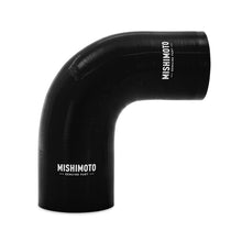 Cargar imagen en el visor de la galería, Mishimoto Silicone Reducer Coupler 90 Degree 3in to 3.25in - Black