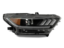 Cargar imagen en el visor de la galería, Raxiom 15-17 Ford Mustang Projector Headlights OEM HID Bulbs- Black Housing (Clear Lens)