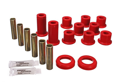 Energy Suspension Hyper-Flex Rear Leaf Spring Bushing Set — Fits 82-04 GM S-10 S-15