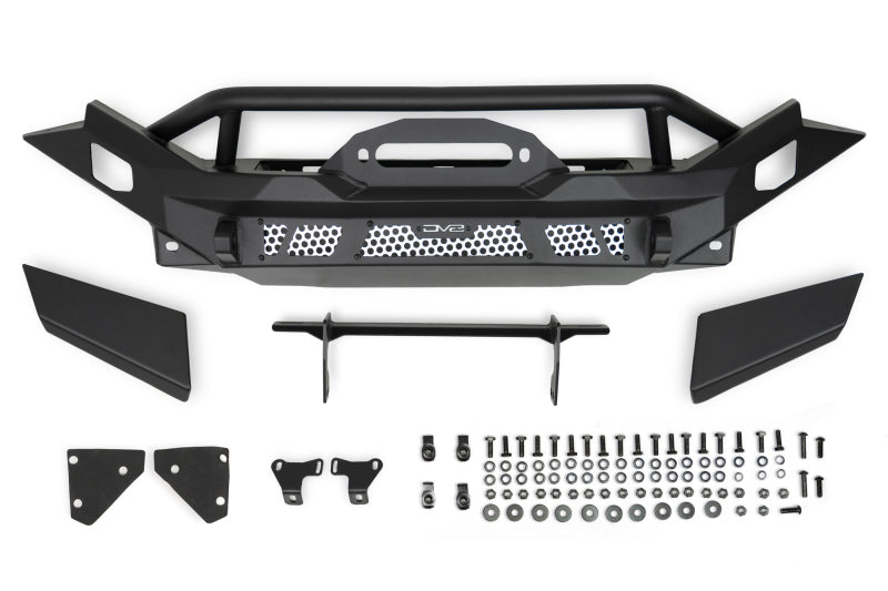 Parachoques delantero de la serie MTO para Jeep Wrangler JK 07-18 / Wrangler JL 18-23 / Gladiator JT 20-23 DV8 Offroad