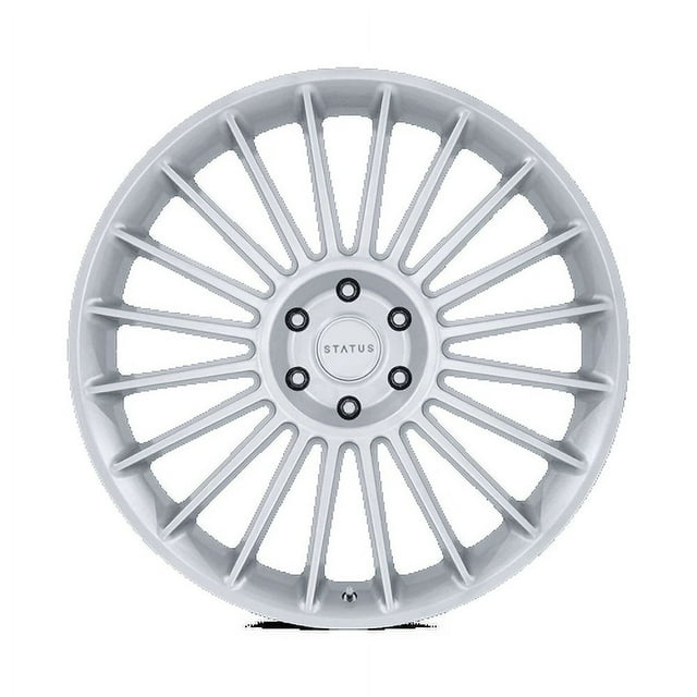 Status Wheels Venti ST003 24x10 Gloss Silver 5x120 Wheel — Fits Performance Sedan