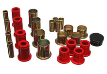 Cargar imagen en el visor de la galería, Energy Suspension 82-04 Ford Blazer/S10/S15 PickUp 2WD Red Front Control Arm Bushing Set