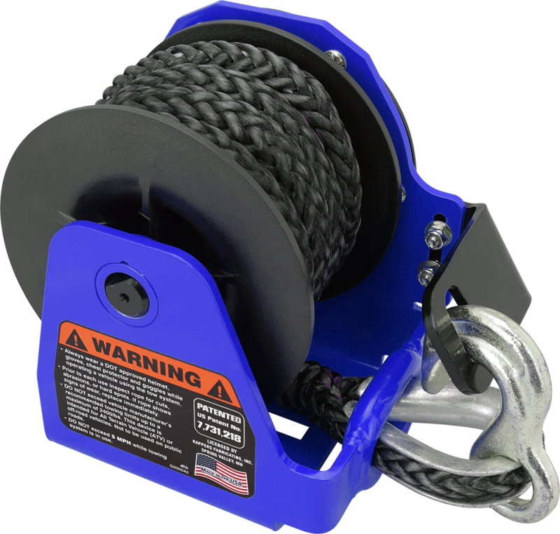 KFI Tiger Tail Tow System XT - Blue