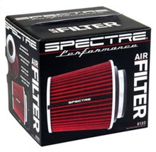 Load image into Gallery viewer, Spectre Adjustable Conical Air Filter 5-1/2in. Tall (Fits 3in. / 3-1/2in. / 4in. Tubes) - Red