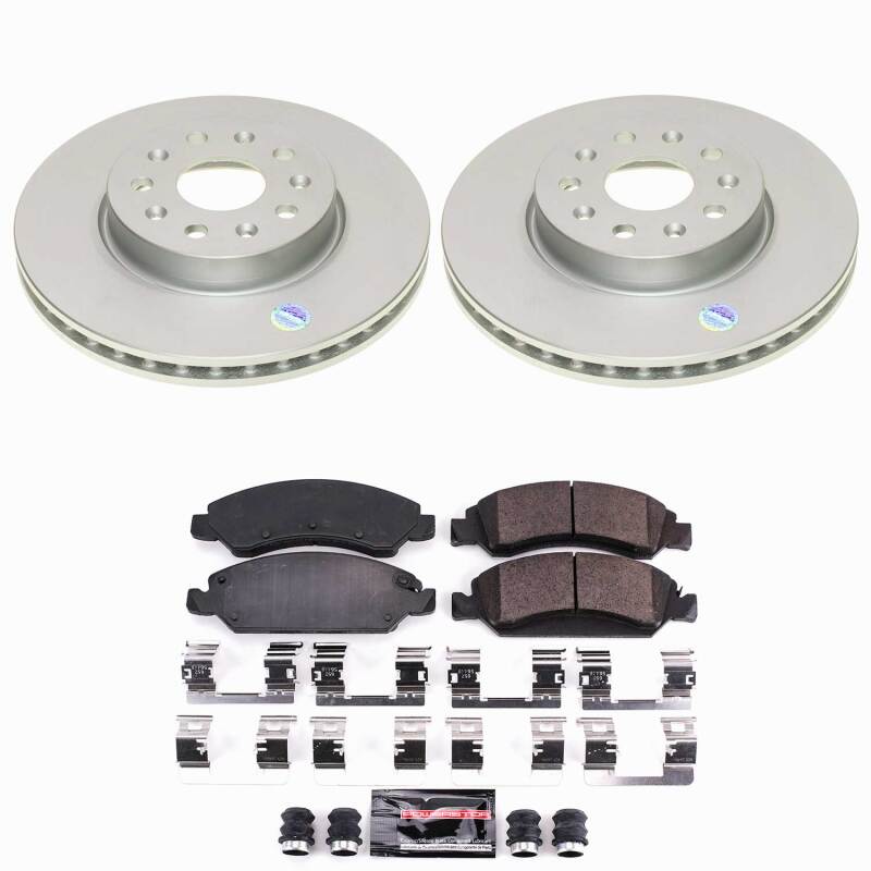 Power Stop 07-20 Chevrolet TahOE Front Z23 Coated Brake Kit