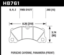 Cargar imagen en el visor de la galería, Hawk 10-13 Porsche Panamera / 15-17 Porsche Macan Turbo HPS 5.0 Front Brake Pads