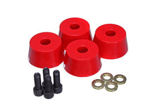 Cargar imagen en el visor de la galería, Energy Suspension 96-02 Toyota 4Runner Front Hyper Flex Red Bump Stop Set