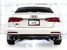 Cargar imagen en el visor de la galería, AWE Tuning 19-23 Audi C8 S6/S7 2.9T V6 AWD Touring Edition Exhaust - Chrome Silver Tips