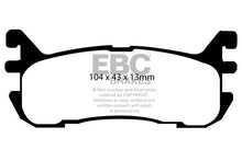 Cargar imagen en el visor de la galería, EBC 97-02 Ford Escort 2.0 Greenstuff Rear Brake Pads