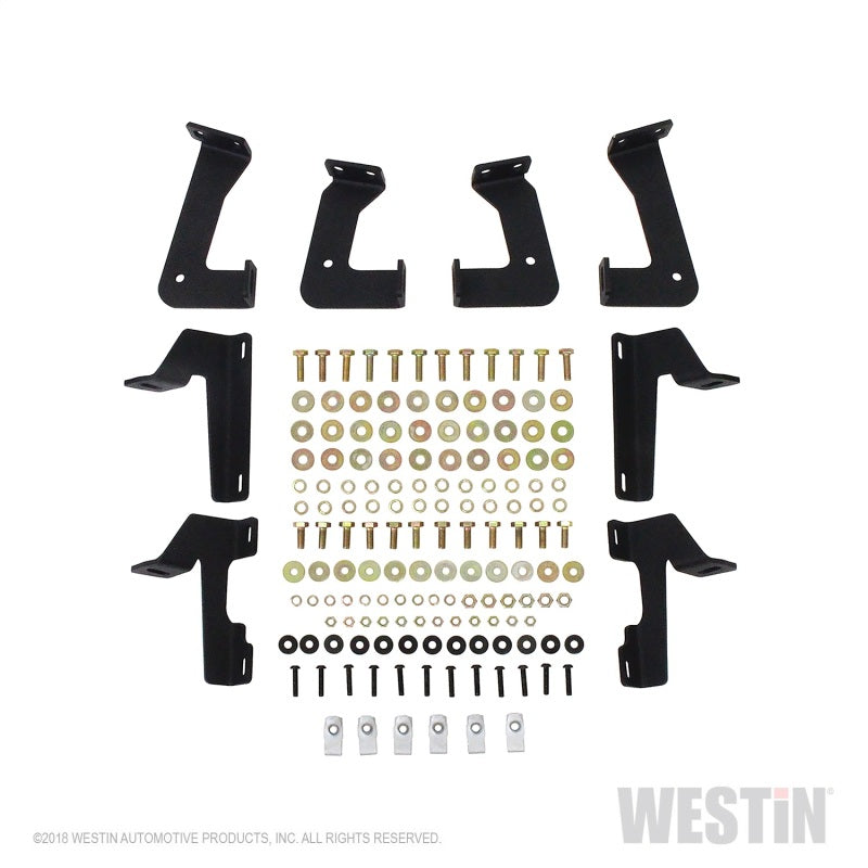 Westin HDX Drop Nerf Step Bars - Textured Black — Fits 18-24 Jeep Wrangler JL 2DR