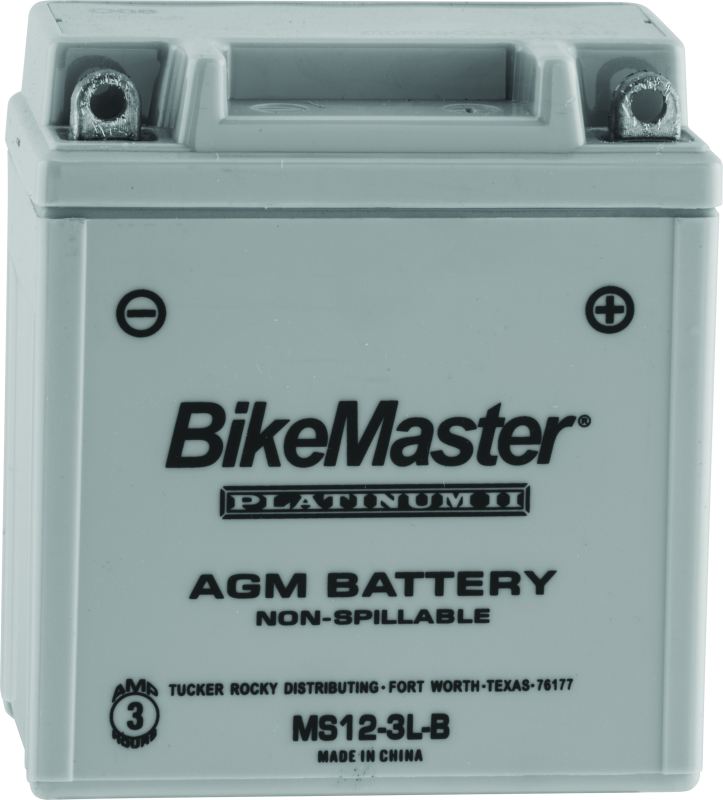 BikeMaster AGM Battery - MS12-3L-B