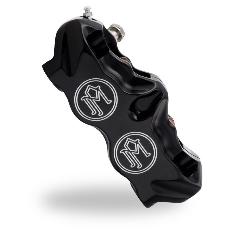 Performance Machine 125x4 Radial Left Caliper - Contrast Cut — Fits Motorcycle