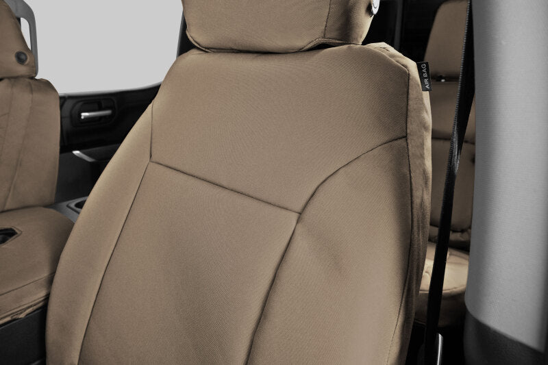 Covercraft 24-25 Ford F250-F550 Endura PrecisionFit Custom Front Row Seat Covers- Tan/Tan