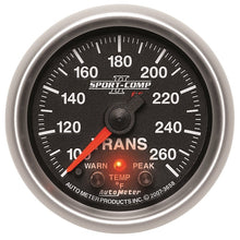 Cargar imagen en el visor de la galería, Autometer Elite 52.4mm 100-260F Transmission Temprature Peak &amp; Warn w/ Electronic Control Gauge