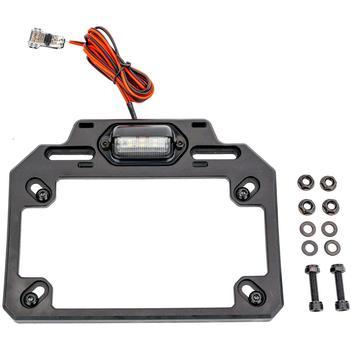 ATV TEK Adjustable License Plate Bracket w/ LED Light (ESPLATE)