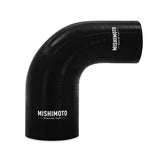 Mishimoto Silicone Reducer Coupler 90 Degree 2.5in to 3.5in - Black